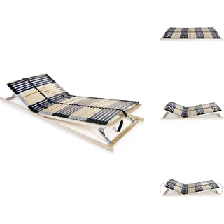 vidaXL Lattenrost mit 42 Latten 7 Zonen 70 x 200 cm - Betten & Bettgestelle