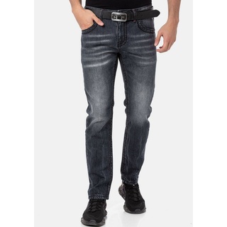 Cipo & Baxx Regular-fit-Jeans, grau