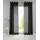 Ösengardinen 225 Schwarz Transparent