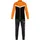 Trainingsanzug schwarz/neonorange S