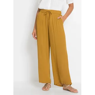 bonprix Marlene-Hose »Marlenehose aus fließender Viskose« Marlenehose aus fließender Viskose, gelb