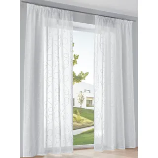 Heine home Gardine Multifunktionsband 1, weiß,