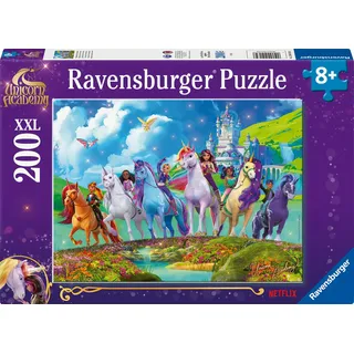 Ravensburger Kinderpuzzle - 12004165 - Unicorn Academy - Einhorn-Puzzle für Kinder ab 8 Jahren, mit 200 Teilen im XXL-Format, Einhorn-Geschenke