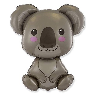 Ballonim Luftballon Koala Baby - XXL Riesenballon ca. 80 cm - Dekoration zum Geburtstag - Folienballon Happy Birthday Deko