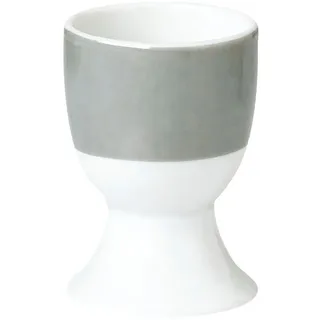 VAN WELL Eierbecher »Vario« Porzellan, spülmaschinen- und mikrowellengeeignet, grau