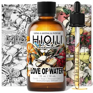 HIQILI Liebe des Wassers Duftöl für Aromatherapie-Diffusoren, Kerzen