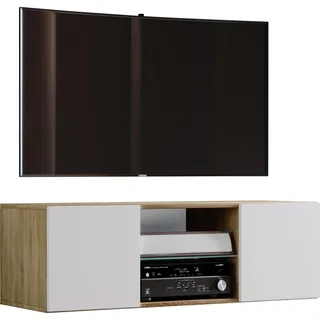 VCM Jusa TV-Lowboard 95 cm Eiche Sonoma