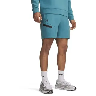 Under Armour Unstoppable Fleece Kurze Hose - Blue - XL