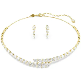 Swarovski Mesmera Set, Set (2), Marquise-Schliff, Weiß, 18 Karat Vergoldet
