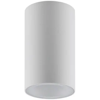 Badezimmer-Deckenleuchte , Weiß , Metall , rund , 6x10.5x6 cm , Lampen & Leuchten, Innenbeleuchtung, Smart-Home-Lampen, Smart Home Deckenleuchten