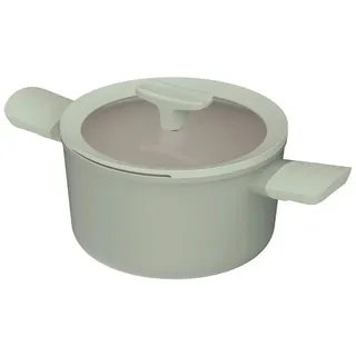 BergHOFF Kochtopf , Salbeigrün , Metall , 3.1 l , 16 cm , backofengeeignet, Griffe werden nicht heiß, leichte Reinigung, schadstofffrei gemäß EU-Standards , Kochgeschirr, Töpfe, Kochtöpfe