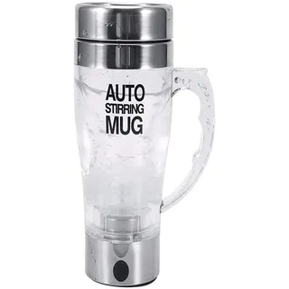 Mengshen Tasse Self Stirring, Transparent Mug Multipurpose Mixer Auto Stir Coffee Tea Cup Portable Electric, A034
