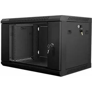 LANBERG WF01-6406-10B Rack 6U Wandmontiertes Regal Schwarz