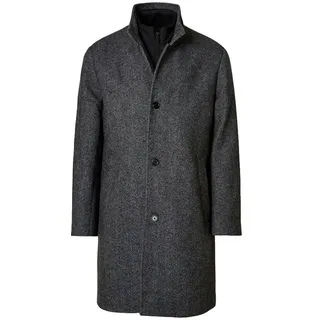 Selected Rainar Mantel - Black / Black / White - XL