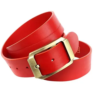 Anthoni Crown Damengürtel Leder rot 100