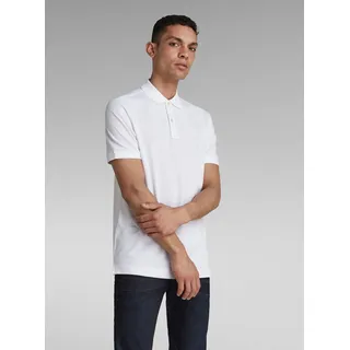 G-Star Dunda Slim Kurzarm-poloshirt White M
