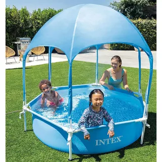 Intex Frame Pool Rondo 183 x 38 cm inkl. Sonnendach