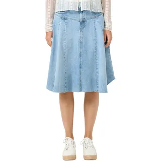 QS Ausgestellter Denimrock