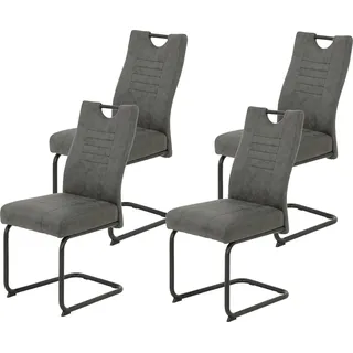 Hela Freischwinger JUPITER grau 4er Set