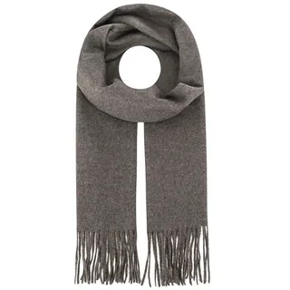 Zwillingsherz Schal »"Wollmix Uni"« mit Fransenabschluss