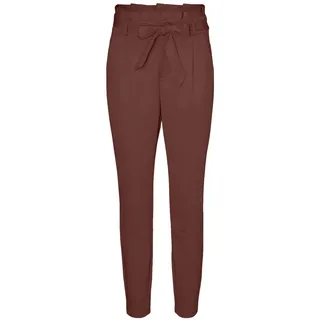 VERO MODA Damen VMLUCCAEVA HR Paperbag Pant GA NOOS Hose, Sable, M/34