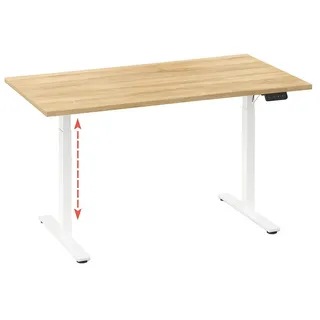 VCM Schreibtisch Lona Eiche / Schwarz