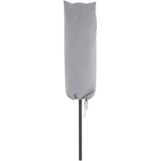 Beliani Schirmhülle Grau Kunststoff 157 x 69 x 53 cm