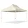 3x4,5m Stahl Faltpavillon, ohne Seitenteile, creme - Creme