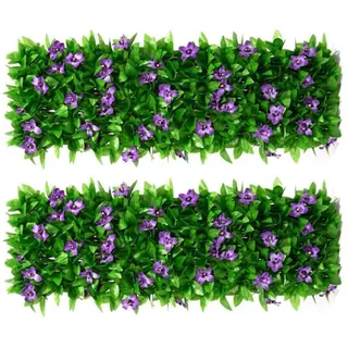 Gartenspalier mit künstlichen Blättern, ausziehbarer Sichtschutz for Gartenzäune, ausziehbare Gartenspalierelemente, ausziehbarer Sichtschutzzaun aus künstlichem Efeu, künstlicher Sichtschutz for Heck