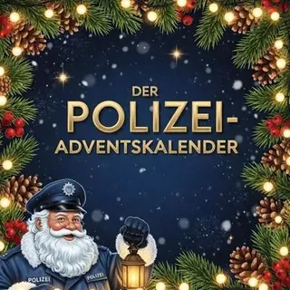 Polizei Adventskalender Buch: 24 humorvolle Geschichten, satirische Einblicke, liebevoll illustriert