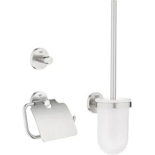 Grohe Badaccessoire-Set Supersteel Grau