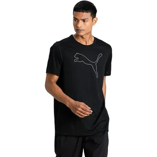 Puma Herren T-Shirt Performance Cat Tee M Puma Black, S