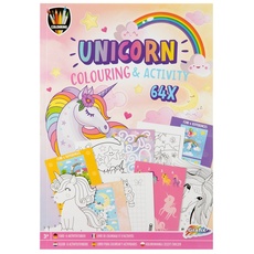 Grafix Colouring & Activity Book A4 Unicorn - 64 pages