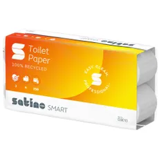 Bild Toilettenpapier Smart 3-lagig Recyclingpapier, 8 Rollen
