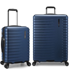 Traveler's Choice Archer Polycarbonat Hartschalen-Spinner Gepäckset, blau, 2-Piece Set, Archer Hartschalen-Gepäck-Set aus Polycarbonat