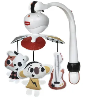 Tiny Love Mobile für unterwegs, 3-in-1 Musik Mobile Baby elektrisch, 0+ Monate, tragbares Mobile Babybett, 3 Befestigungsmöglichkeiten, 5 Melodien, 30 Minuten Musik ohne Unterbrechung, Tiny Rockers