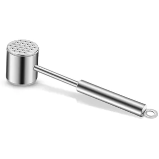 MAXCOOK Fleischhammer Edelstahl 18/8, Doppelseitiger Fleischklopfer Schnitzelklopfer, Hochwertiger Fleischzartmacher mit Ergonomischem Griff, Spülmaschinenfest, Meat Tenderizer für Steak und Geflügel