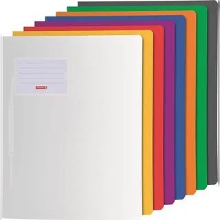 Brunnen Schnellhefter FACT!pp Kunststoff farbsortiert DIN A4, 8 St.