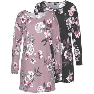 vivance dreams by lascana Sleepshirt Nachthemd Schwarz 36/38