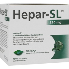 Bild HEPAR SL 320 mg Hartkapseln 100 St