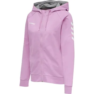 hummel GO Cotton Zip Hoodie Woman Sweatshirt, Orchid, XS
