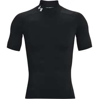 Under Armour Herren Shirt HG Armour Comp Mock SS 1372586-001 XXL - Black - XXL