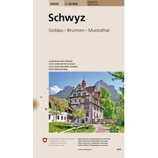 Swisstopo 1 : 25 000 Schwyz