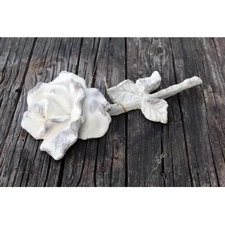 Deko Liegende Rose groß