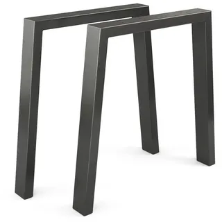 Vicco Tischbeine , 75 x 72 cm U-förmig, Schwarz - Schwarz