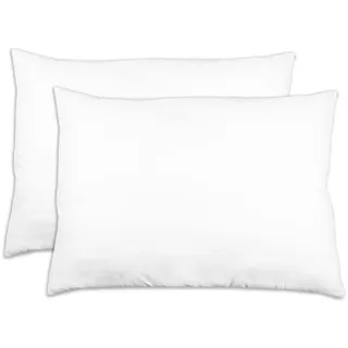 Zollner Kopfkissen, 60x80 cm, 100% Polyester, Weiß , Textil , 60x80 cm , Oeko-Tex® Standard 100 , Heimtextilien, Kopfpolster & Bettdecken, Kopfkissen