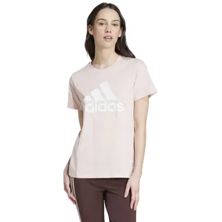 Adidas Damen Essentials Logo Tee, Sandy pink, L
