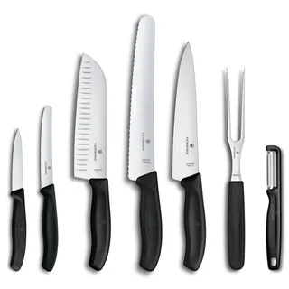 Victorinox Swiss Classic Messerset 7-tlg. Schwarz