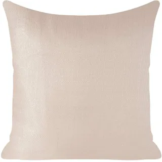 Eurofirany Kissenbezüge Kissenhüllen Schimmernde Leuchtende Couchkissenbezüge Sofakissenbezüge Dekorationskissen Doppelpack 2er Set Kopfkissenbezüge Dekokissen, Rosa + Silber, 45x45cm
