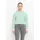 Hoodie Streifen Cloud Dancer/Parakeet/Heart Emb XS